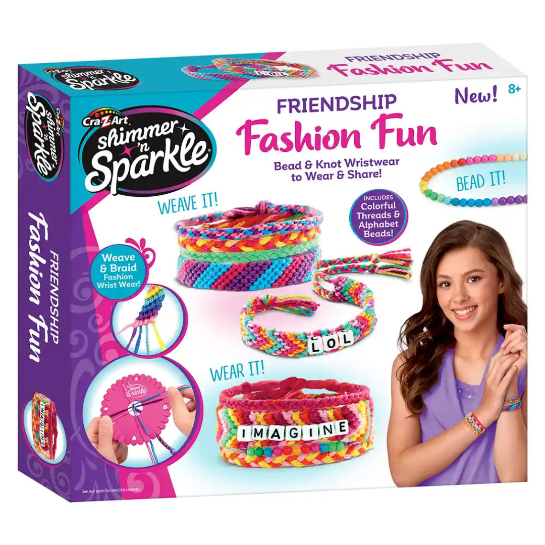 Cra-Z-Art Shimmer n Sparkle Friendship Fashion Fun Bracelet Making Kit