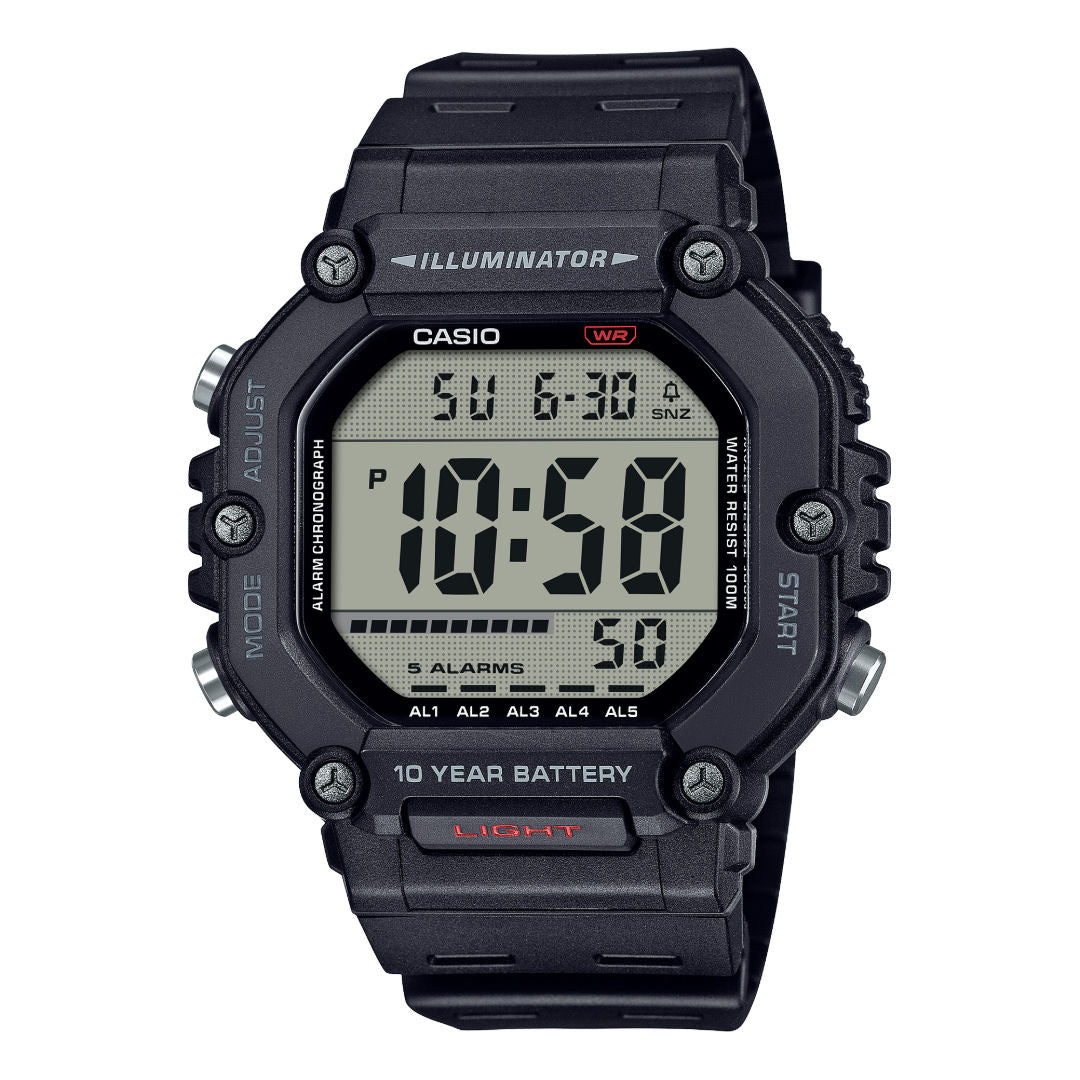 Casio Men’s Digital Black Dial Watch, AE-1600H Series