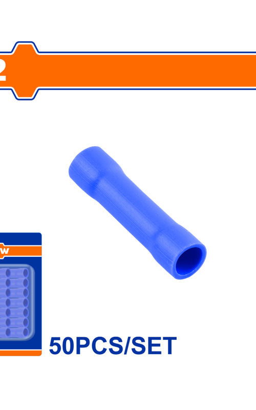 WADFOW Insulated Electrical Terminal Connector Sets, 50 Piece Wire Crimp Terminals, Color Coded, Blister Packed