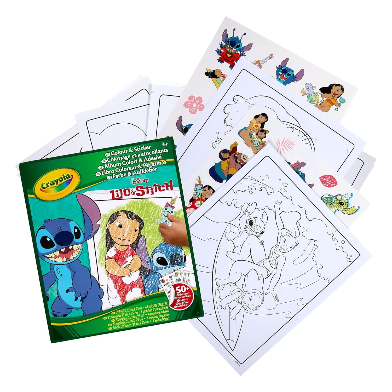 Crayola Disney Lilo&Stitch Colouring & Activity Pad, Paperback