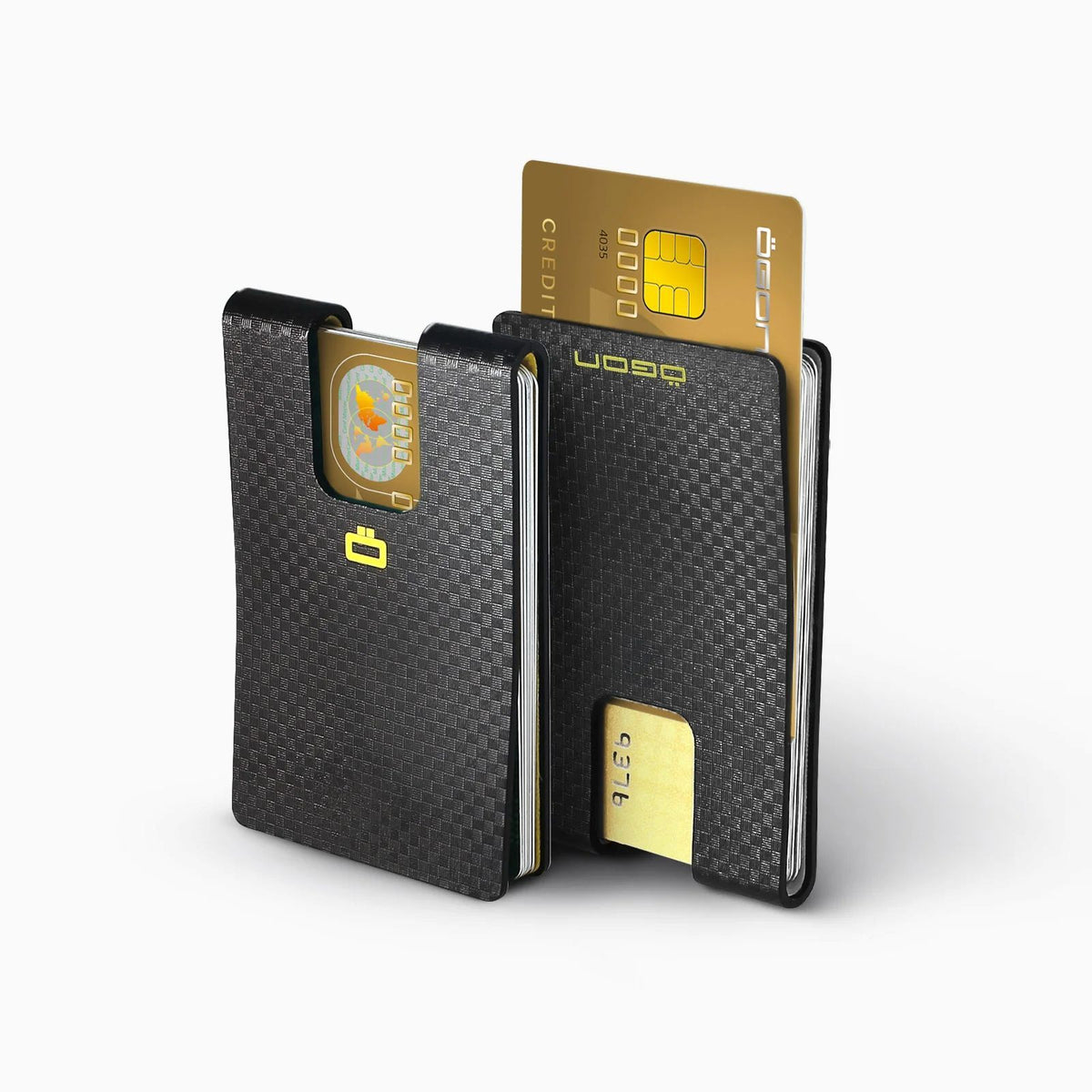 Ogon I-Clip Card Holder, Carbon Print