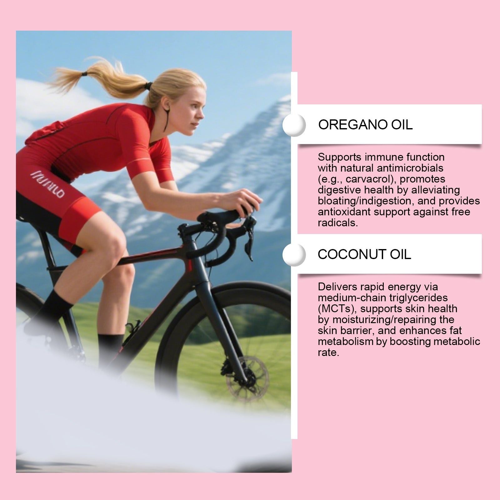 Boost Your Body Care with Coconut Oil Soft Capsules for Digestive Health ,60 softgels