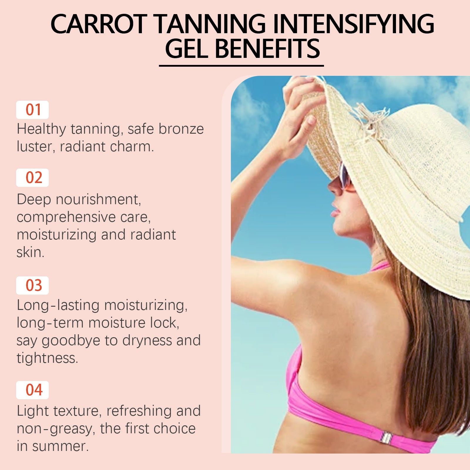 Black Gel for Skin Tanning, Brightening, and Healthy Glow, Natural Nourishing ,100g