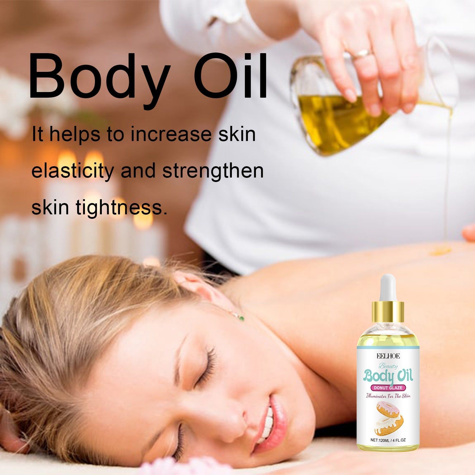 Body Oil, Deep Moisturizing, Muscle Relaxing, Skin Firming, Treatment Essential Oil ,120ml