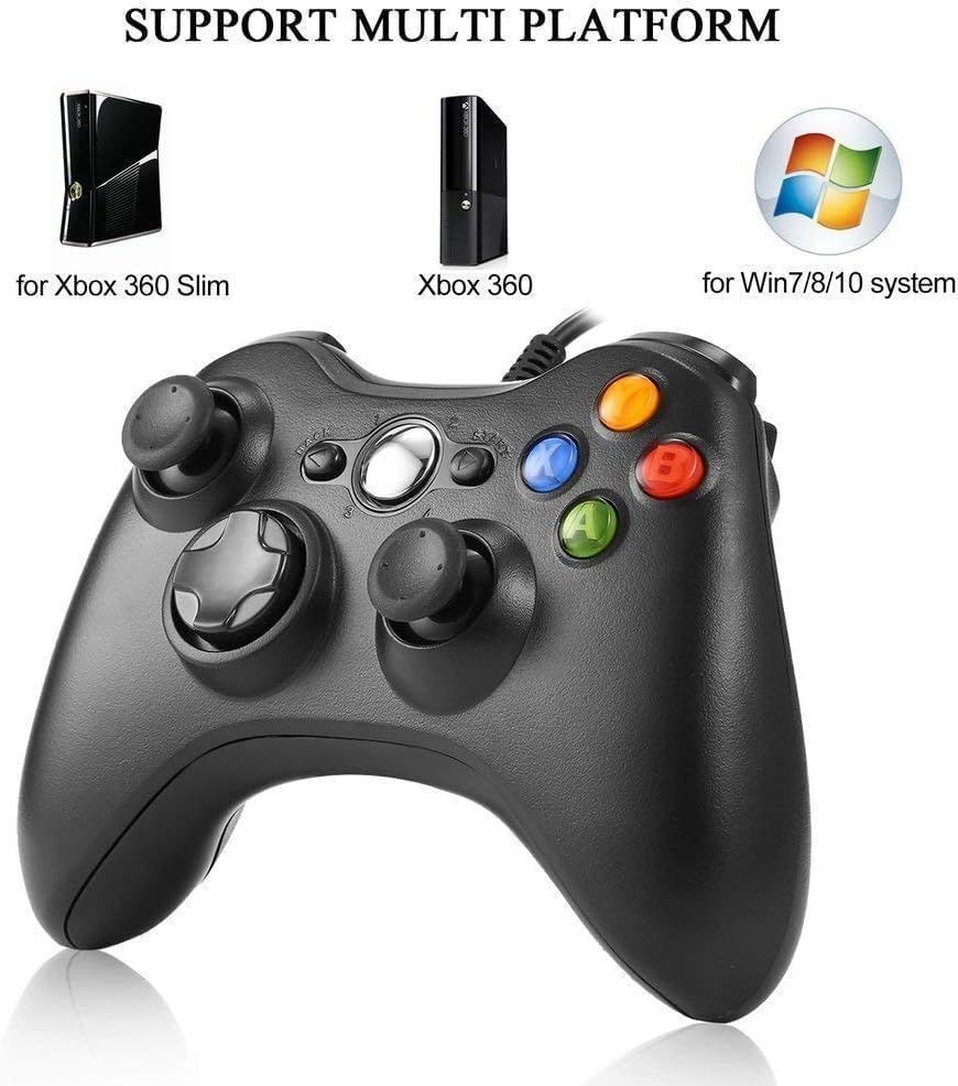 Xbox 360 Controller PC Wired Gamepad Joystick Controller USB Computer Gamepad Joystick Controller