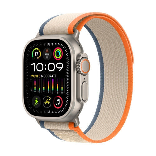 Ultra 2 GPS + Cellular, 49mm Titanium Trail Loop S/M