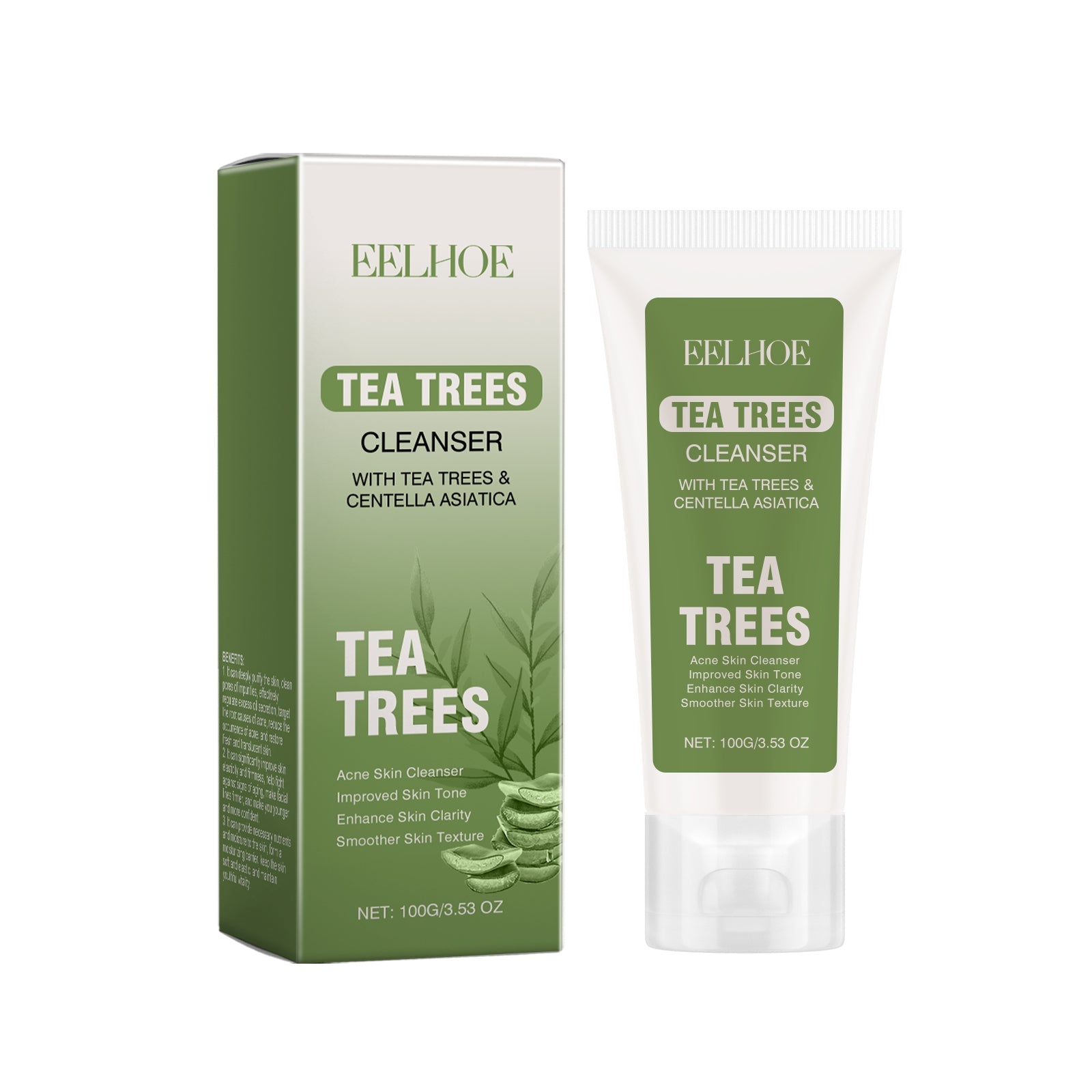 Clean Face Facial Cleanser, Brightening, Hydrating, Exfoliating, Gentle Skincare ,100g