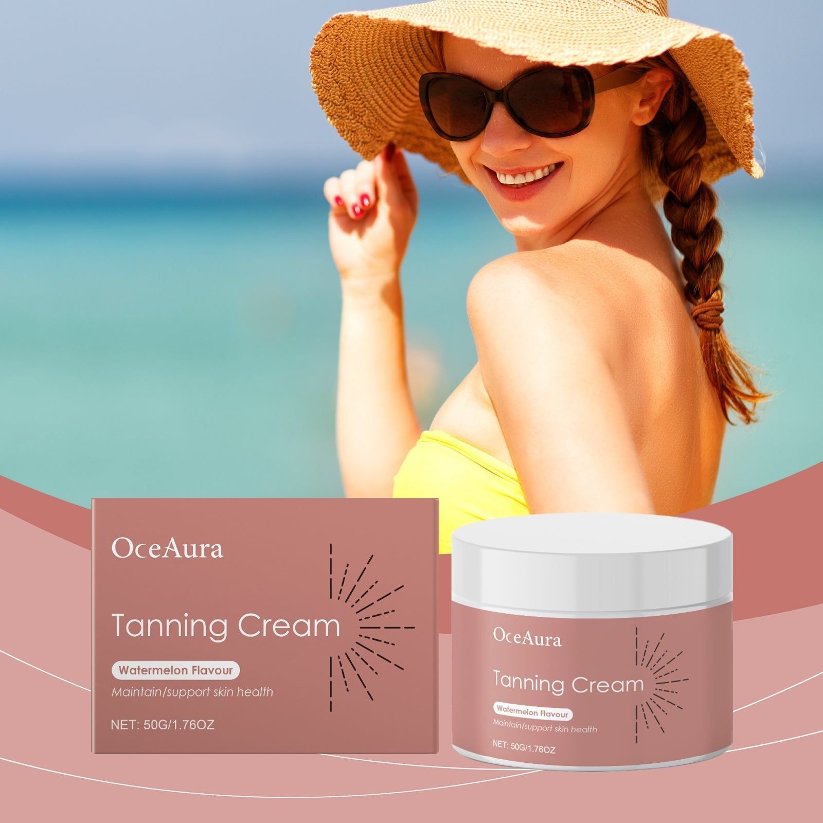 Darkening Body Care Cream, Hydrating, Nourishing, Skin Tone Adherence ,50g
