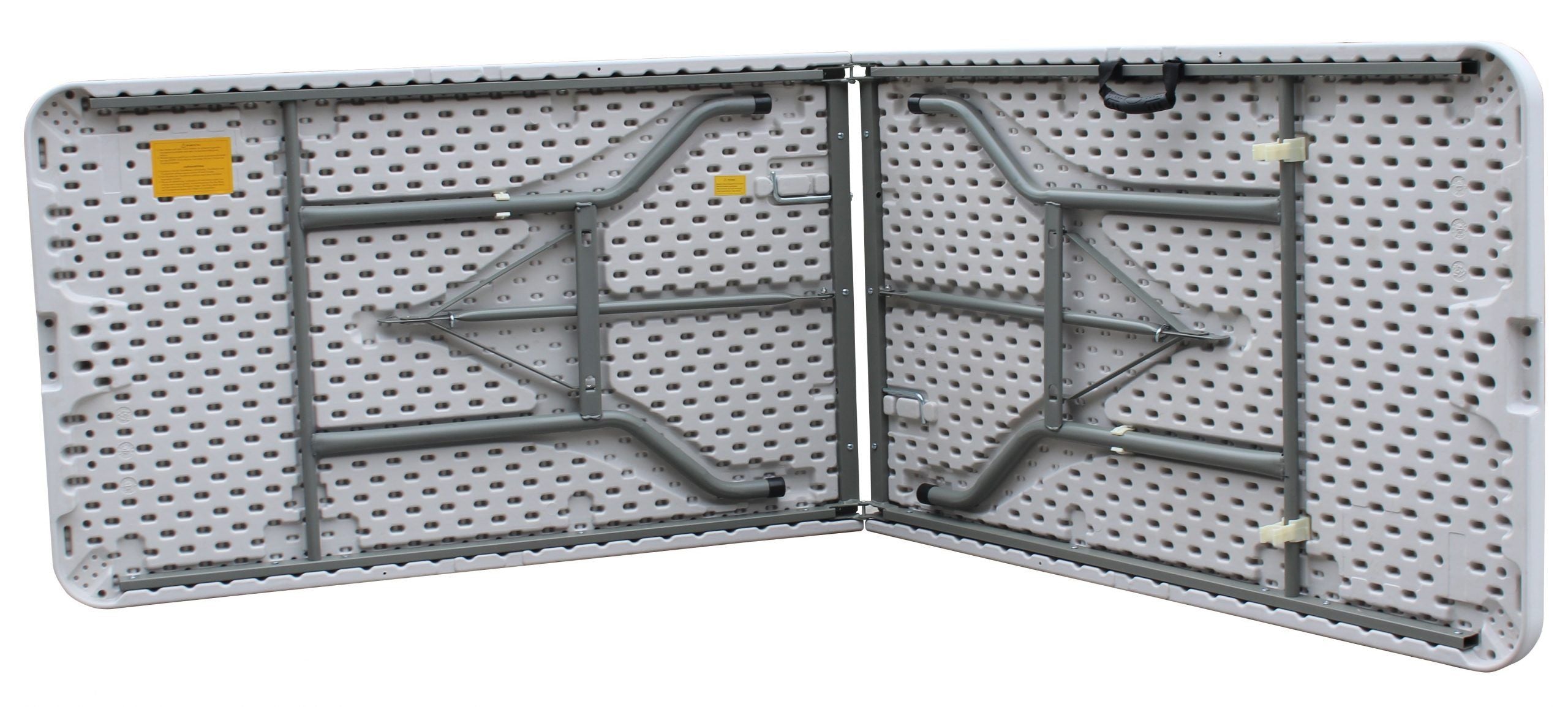 8ft White Folding Garden Table #HP-240CZ