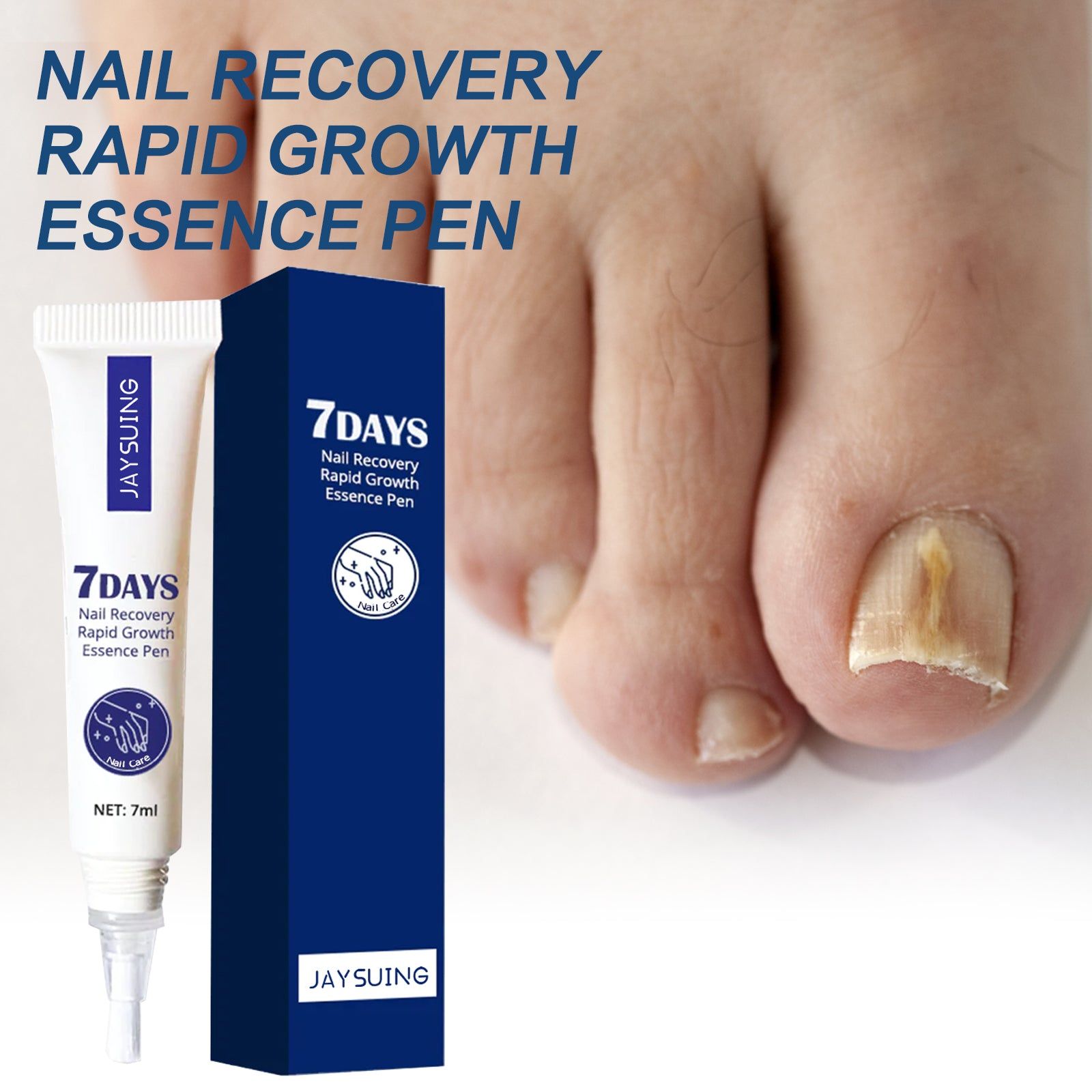 7 Day Nail Repair Serum for Stronger Faster Growing Nails, Fungal & Gray Nail Treatment ,7ml