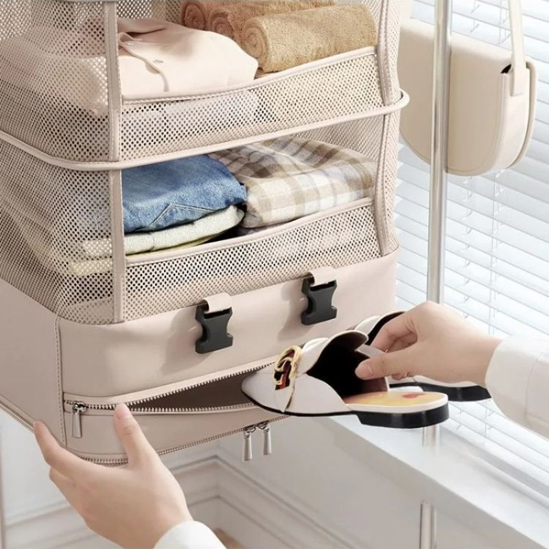 Hanging Travel Clothes Storage Bag Hotel Suitcase Organizer Luggage Cube