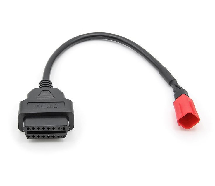 OBD 16 Pin To 6 Pin Plug Adapter Diagnostic Cable For Honda Motorcycle