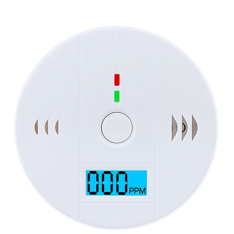 LCD CO Carbon Monoxide Poisoning Sensor Monitor Alarm Detector