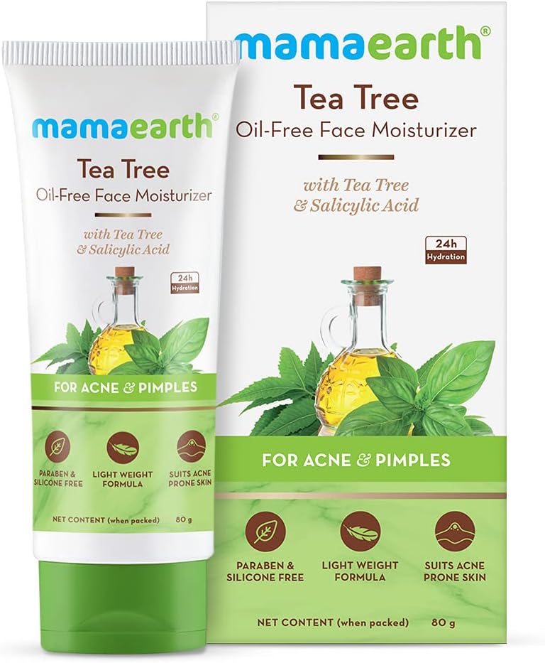 Mamaearth-Tea Tree Oil-Free Face Moisturizer 80G