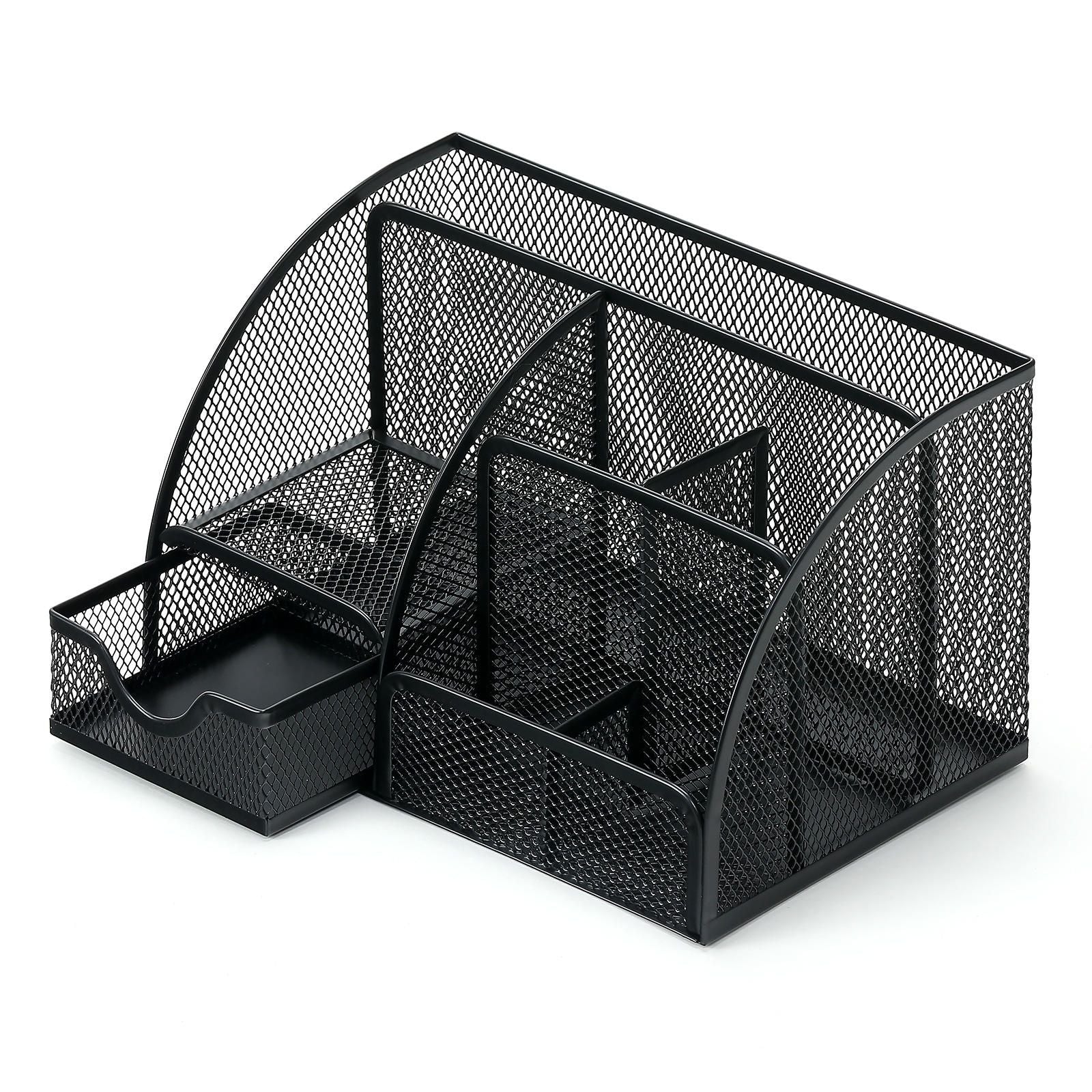 Desk Organizer Table Storage Organizer for Office Desk Pens Bucket Organizer