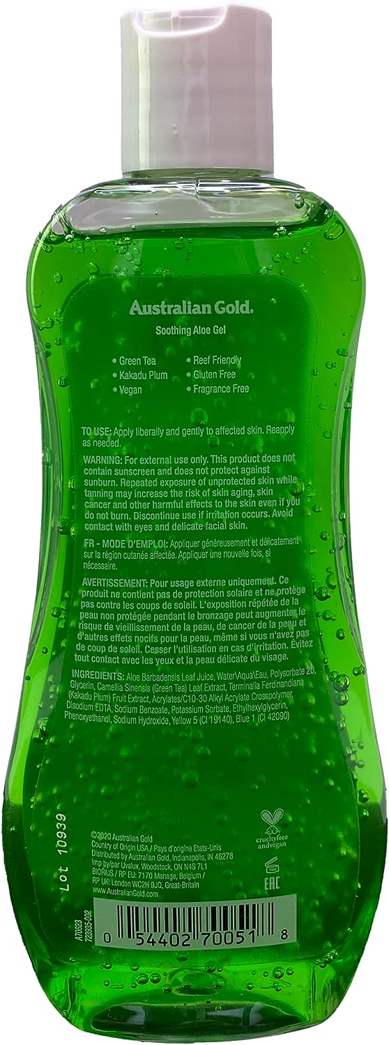 Australian Gold Soothing Aloe Gel Ultra Calming 237 ml (8 FL OZ)