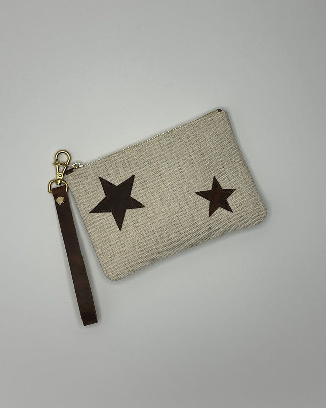 Hartouka star ivory pouch
