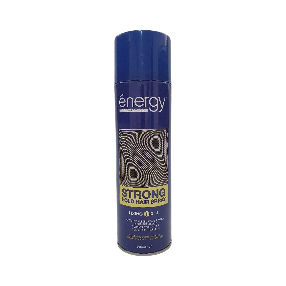 Energy Cosmetics Hair Spray Strong Hold, 400ml