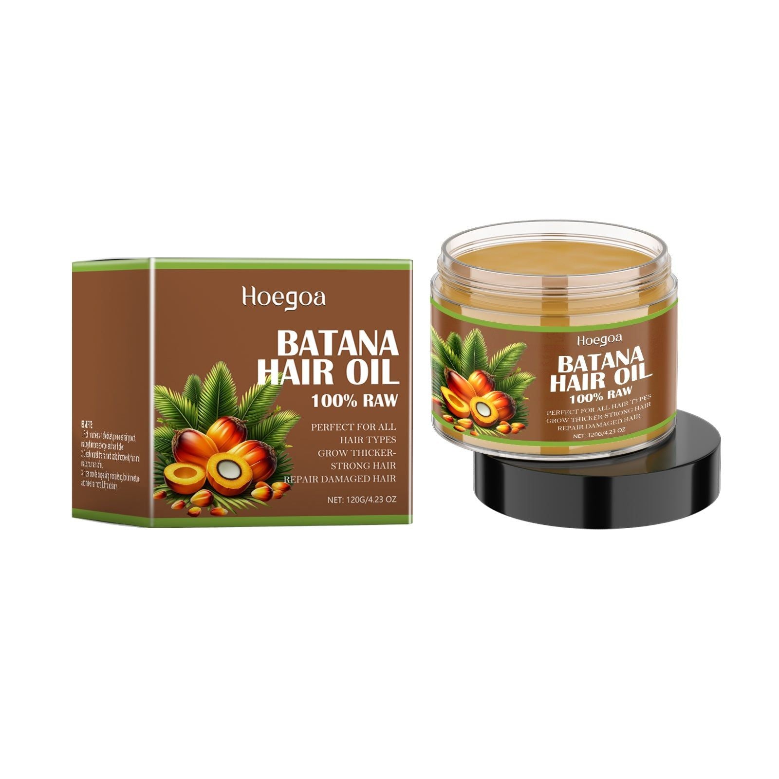 Batana Hair Oil for Smooth Hair, Nourishes Scalp, Hydrates, Adds Shine ,120g
