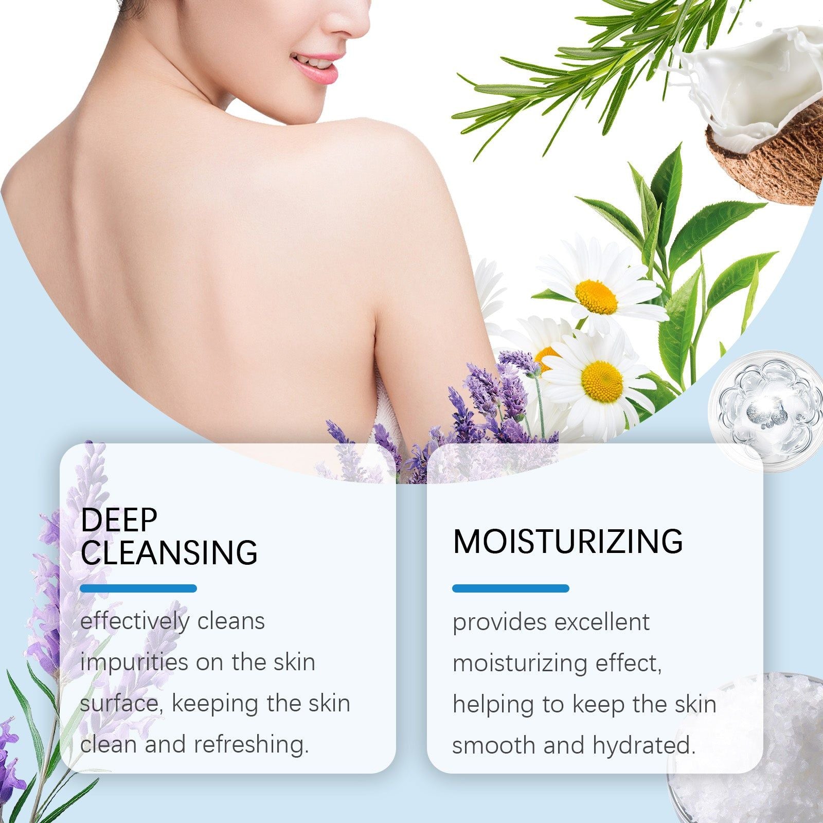 Body Bath Salt, Natural Body Cleansing, Moisturizing, Relaxing, Rejuvenating ,30g