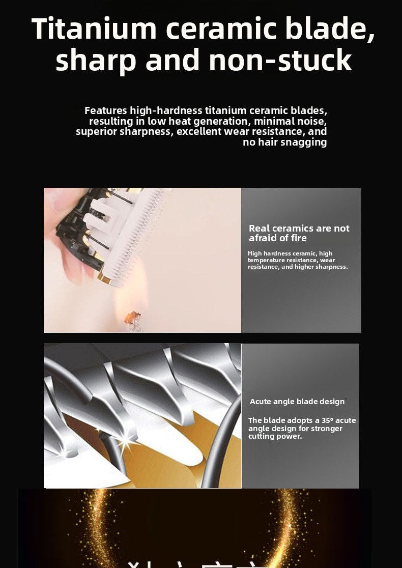 USB Hair Clipper for Kids and Adults