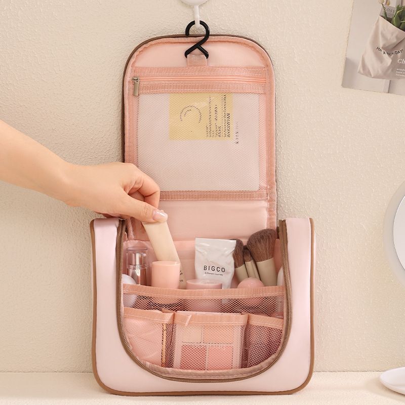 Embroidered Travel Makeup Bag