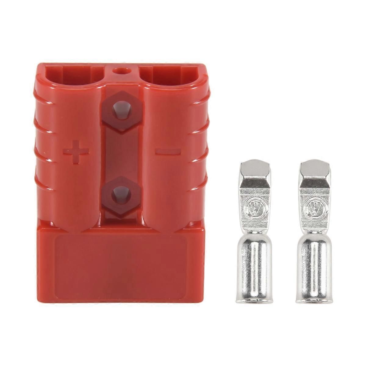 For Anderson Style Plug Connectors 50A 600V Terminals Plugs Red