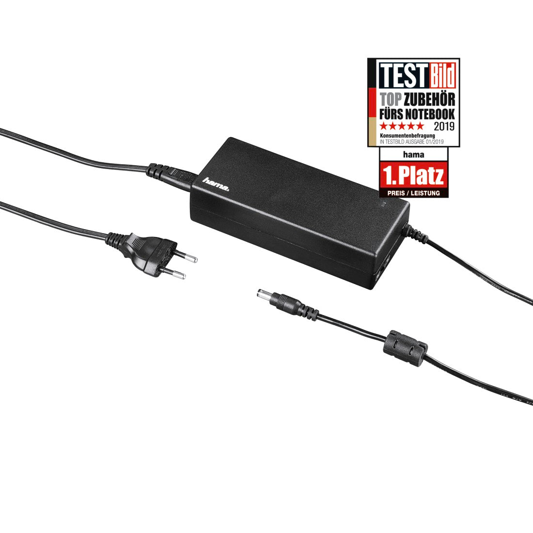 HAMA 12192 Universal Laptop Power Supply, 15-19 V/90 W