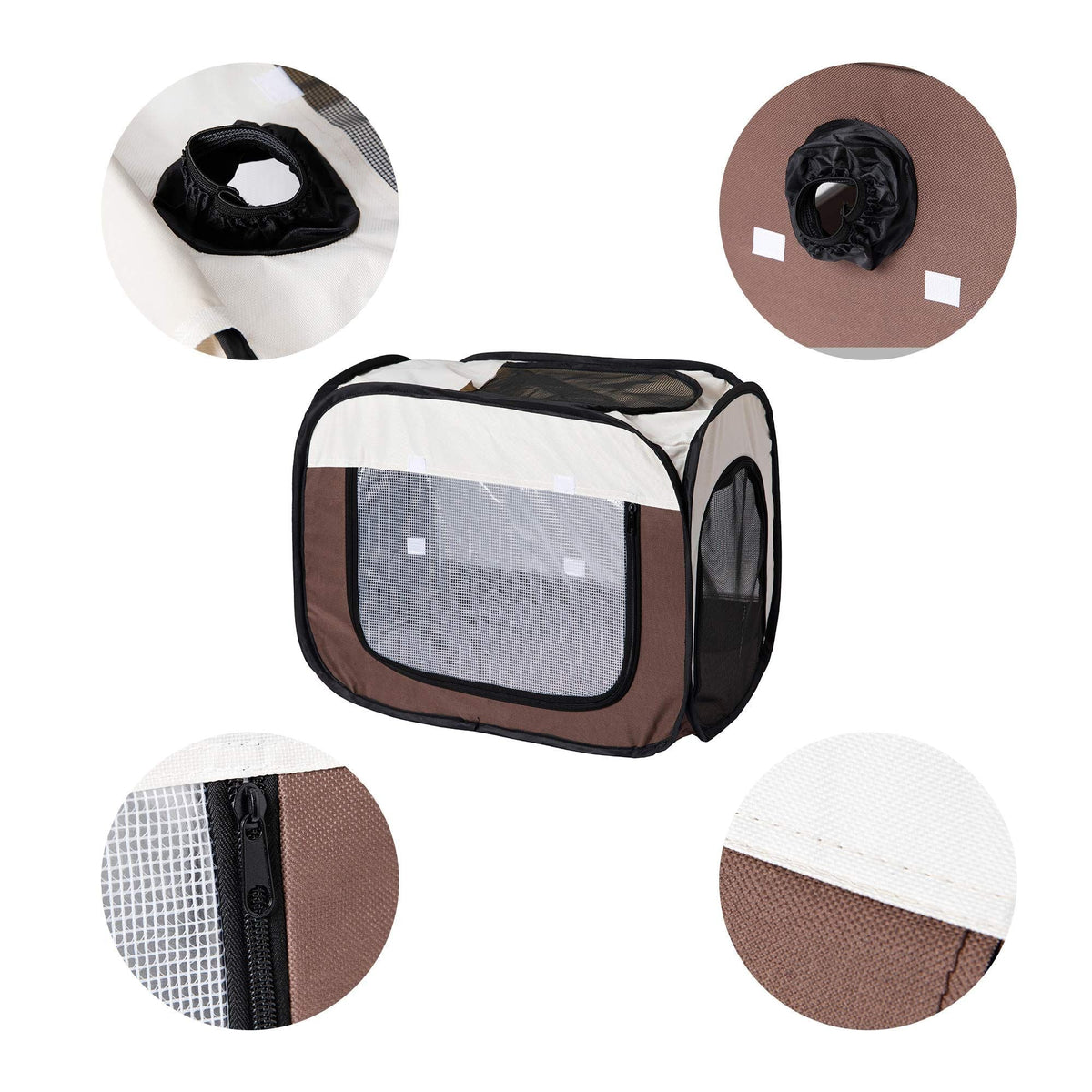 Pet Drying Box Foldable Pet Dry Room Grooming House Pet Bath Hair Dryer Cage