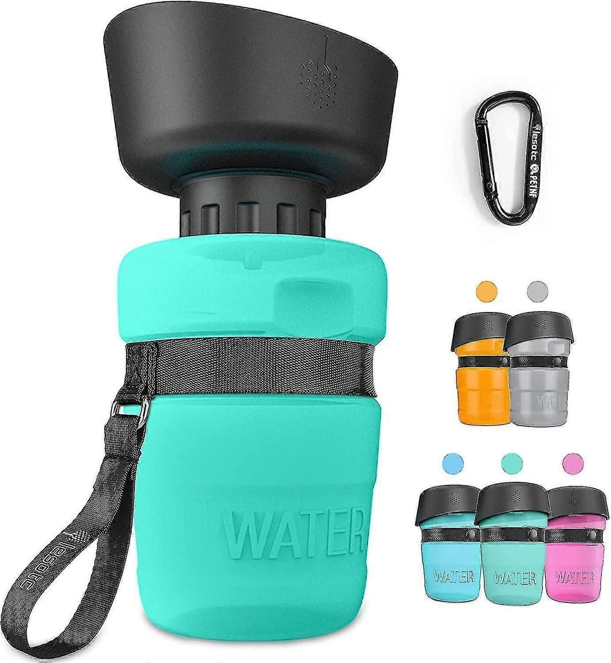 Pet Water Bottle For Dogs, Dog Water Bottle Foldable, Dog Travel Water Bottle, Dog Water Dispenser, Lightweight Convenient For Travel Bpa Free