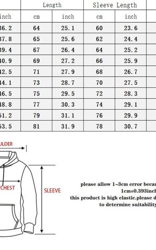 Men 3D Printed Hoodie Long Sleeve Pullover Fashion Sweatshirt Casual Plus Size Tops