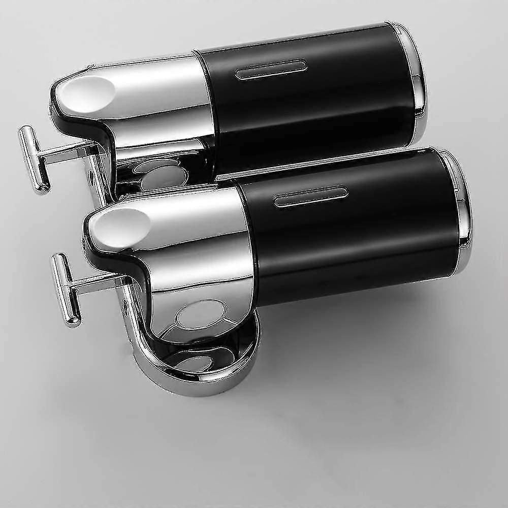 Wall Mounting Manual Double Soap Lotion Dispenser