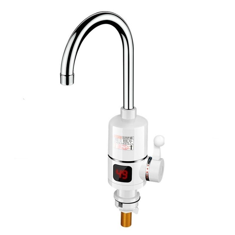 Electric Hot Water Faucet, Style:Digital Display Big Elbow Digital Display Big Elbow