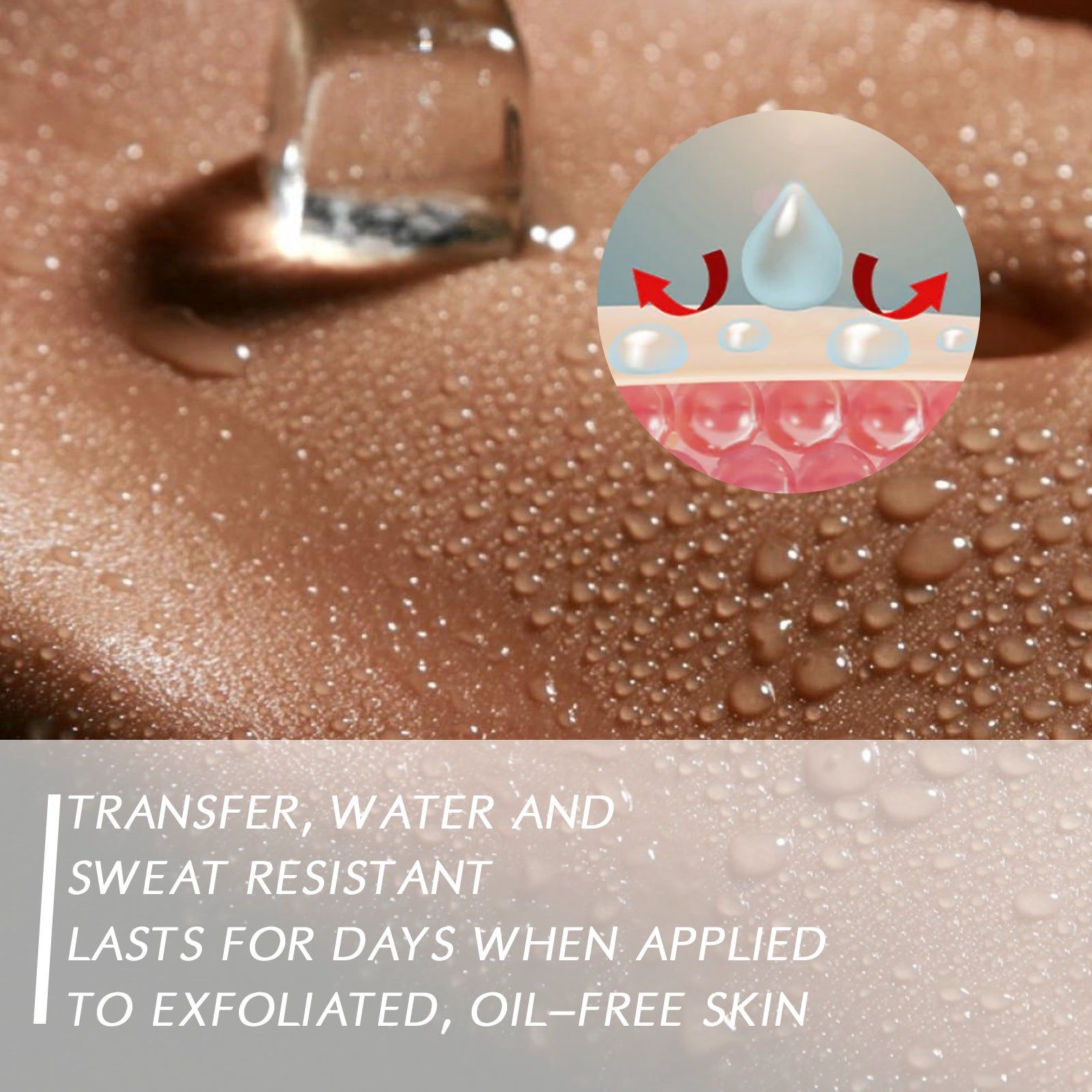 Body Concealer, Waterproof Tattoo Cover, Lighten Skin Tone, Invisible Blemish Concealer ,74ml