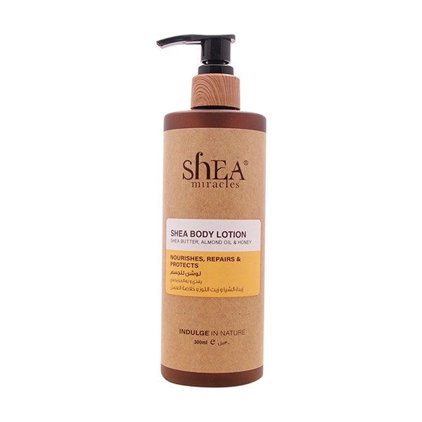 Shea Miracles Shea Body Lotion Almond Oil & Honey, 300ml