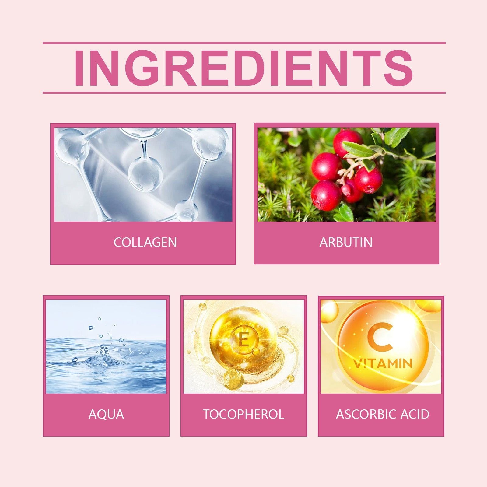 Brightening Skin Body Serum, Deep Moisturizing, Collagen, Arbutin, Fast Absorption ,125ml