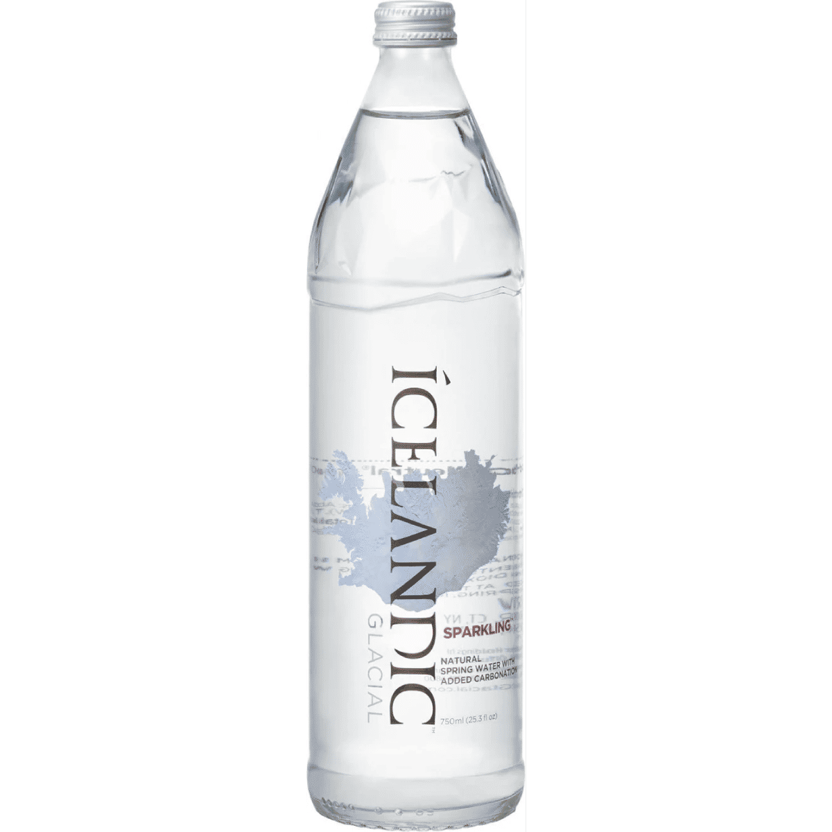 ICELANDIC GL SPRING WATER SPARKLING 750ML GLASS