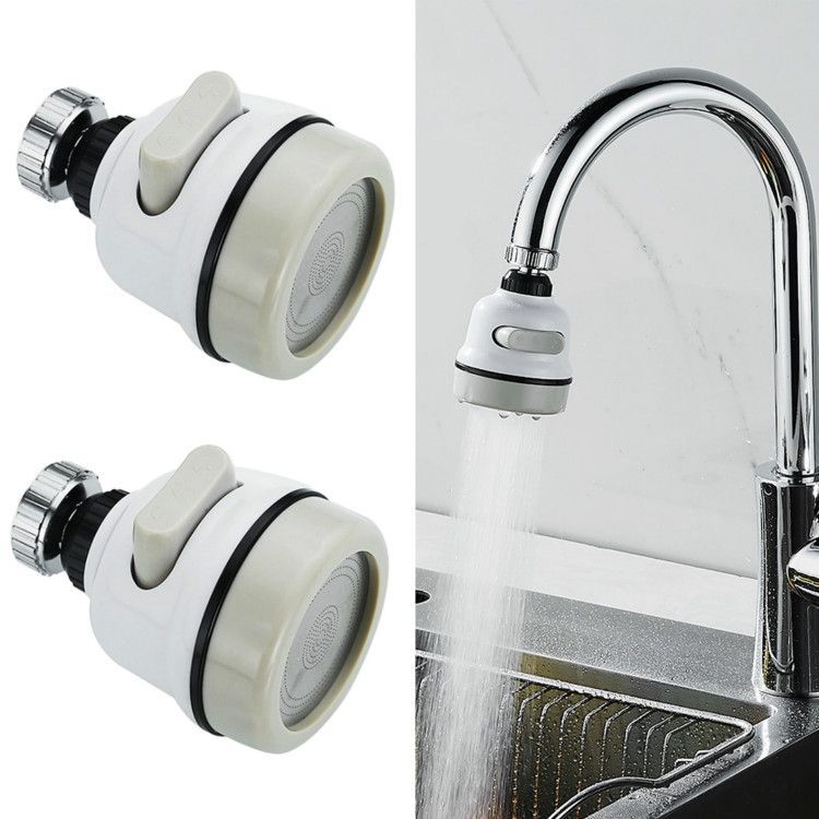 2 PCS Faucet Booster Shower Anti-splash Sprinkler Accessories Kitchen Tap Water-saving Adjustment Faucet Booster Shower