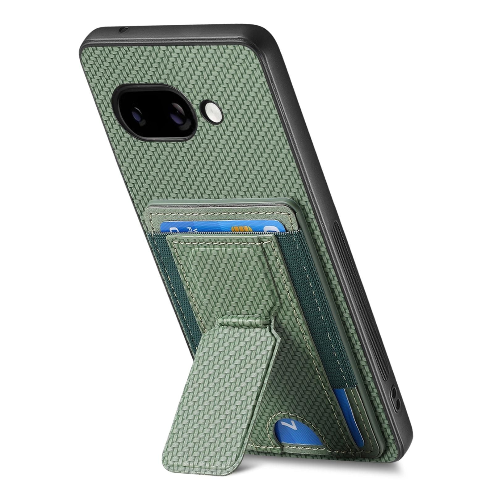 Carbon Fiber Stand Case For Google Pixel 9a