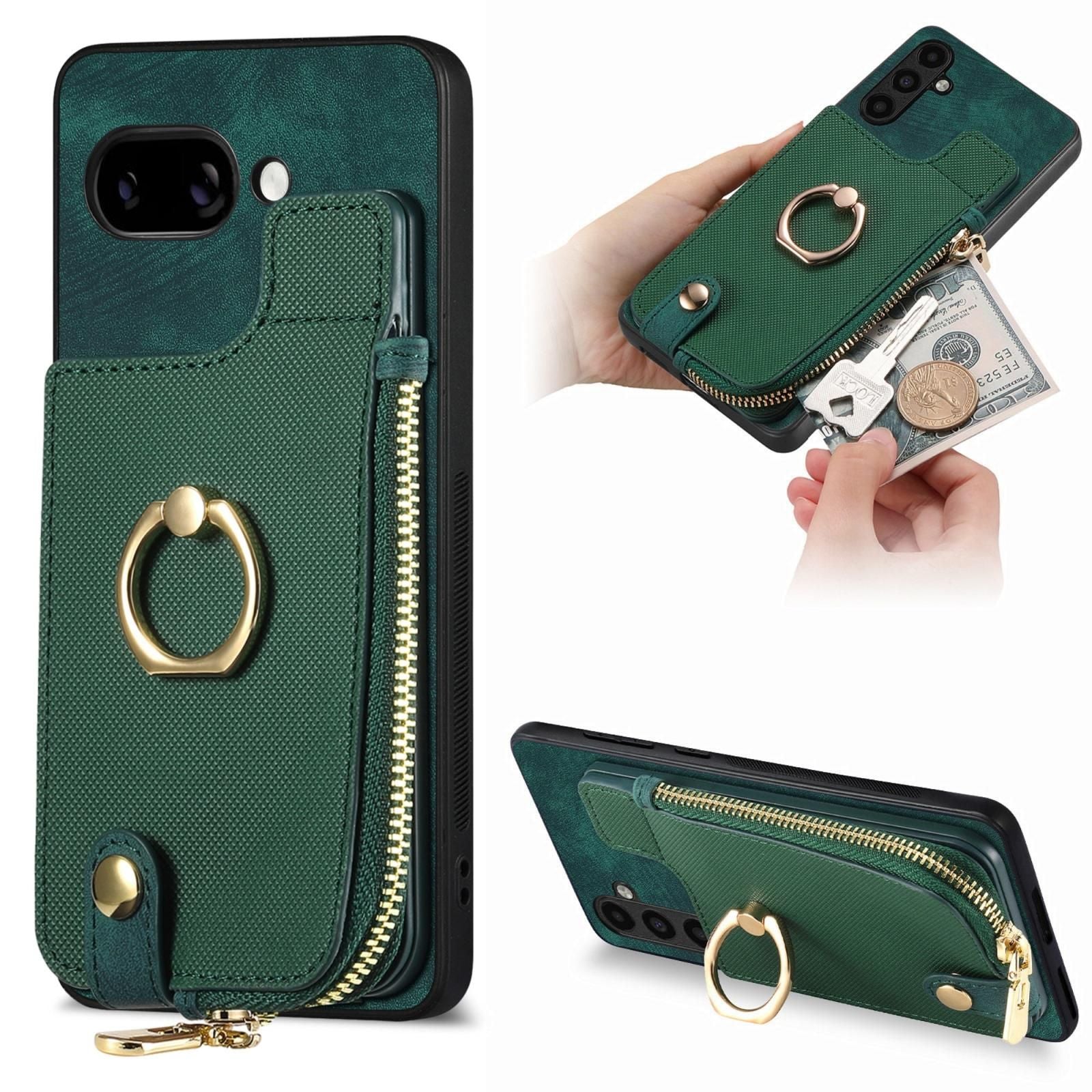 Cross Wallet Phone Case For Google Pixel 9a