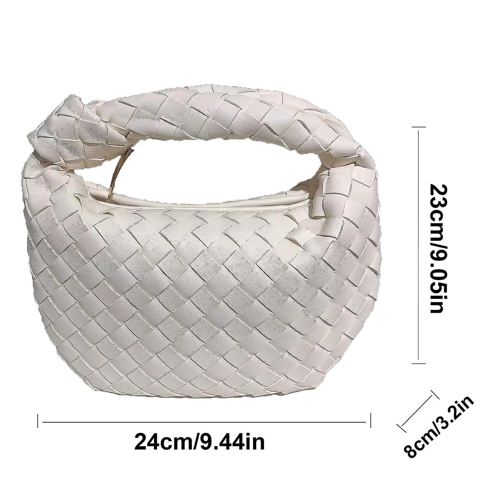 Tote Bag Woven Handbag Pu Leather Women's Shoulder Wallet Large Volume Braided Bag