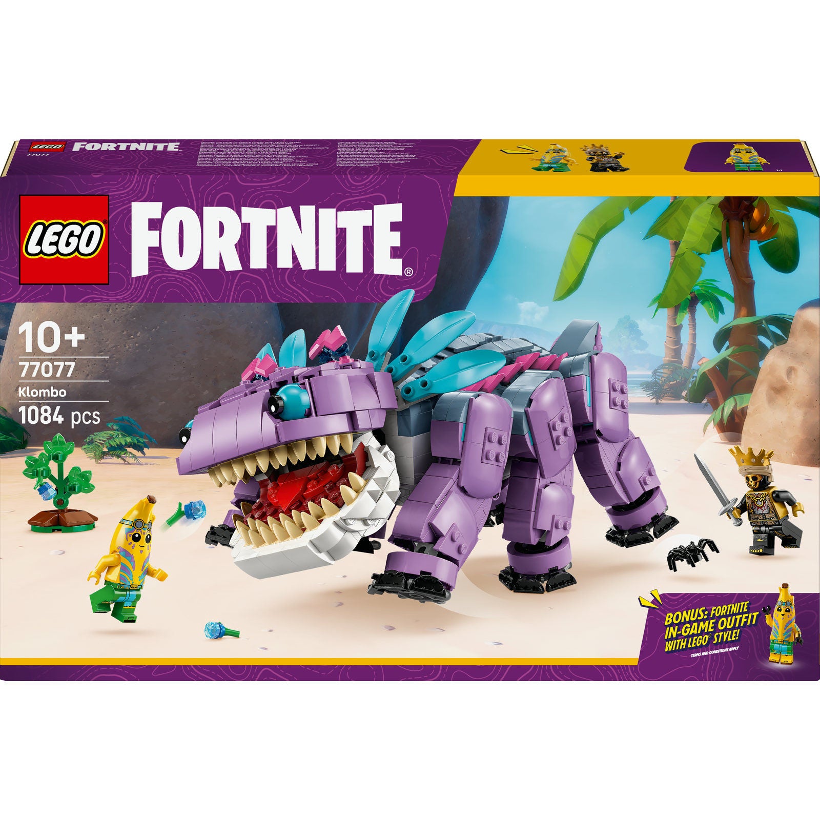مجموعة بناء ليغو فورتنايت كلومبو 77077، 1084 قطعة، للأعمار من 10 سنوات فما فوق