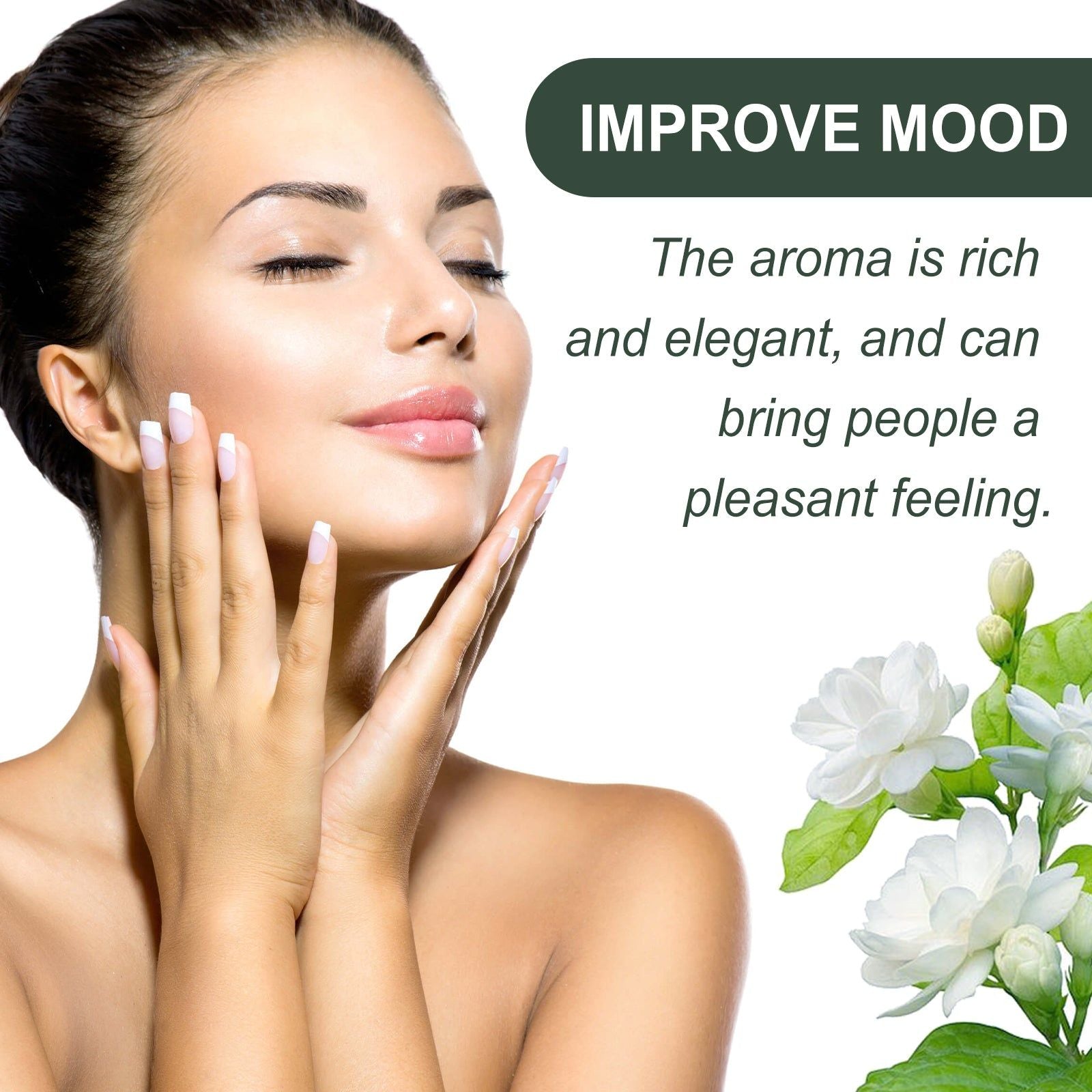 Jasmine Skin Care Essential Oil, Hydrating, Brightening, Anti-Aging, Facial Moisturizer ,60ml