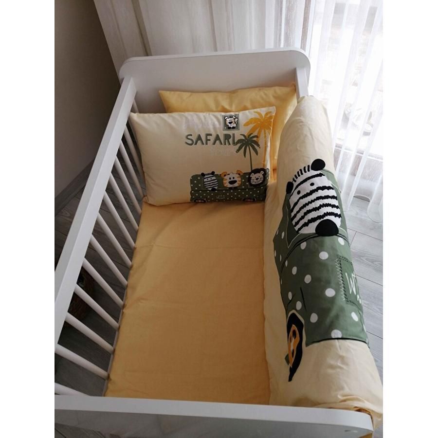 Safari Digital Printed 3d Cotton Baby Duvet Cover Set