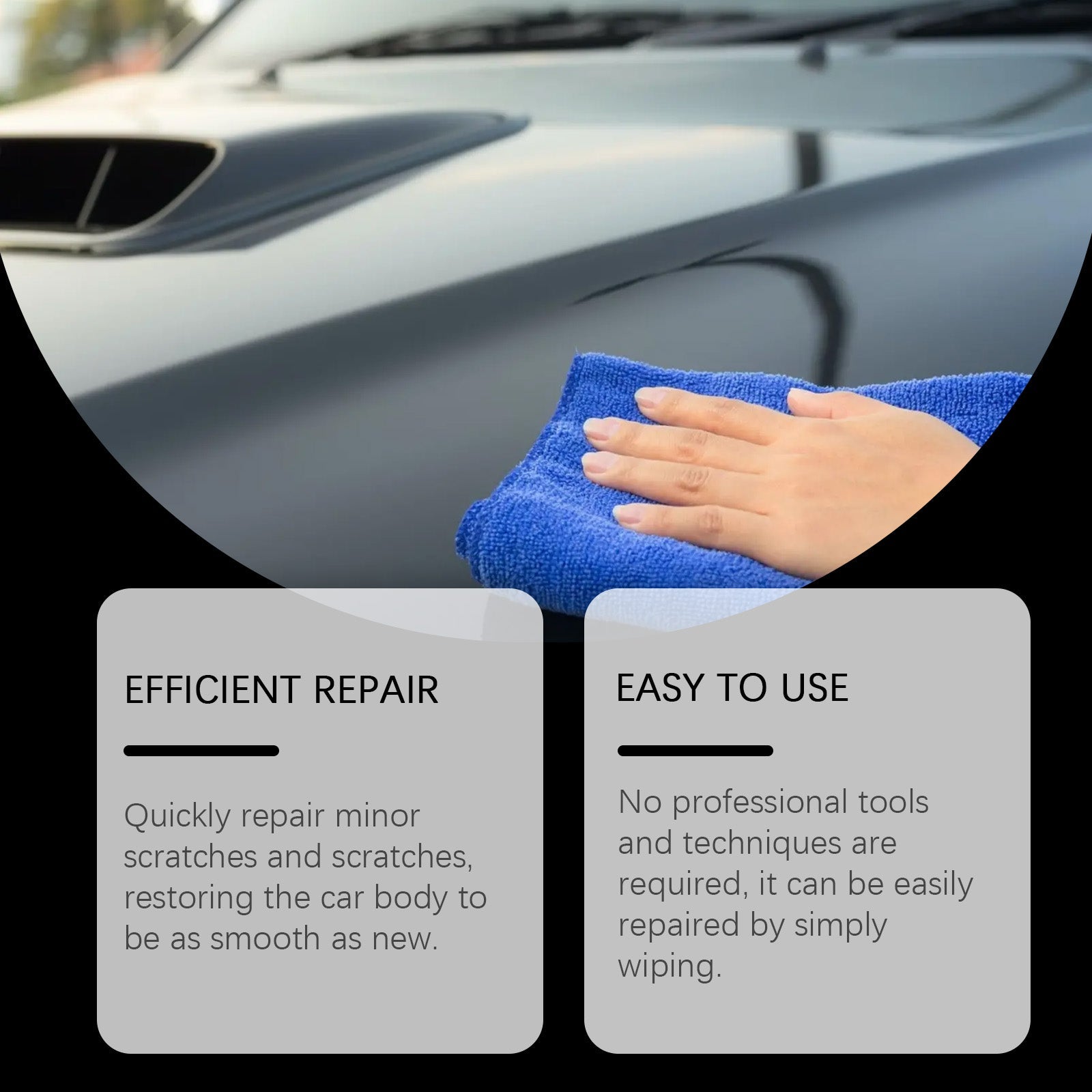 Car Scratch Repair Paste, Easy Car Care, Quick Scratch Fix, Polishing & Maintenance ,1set