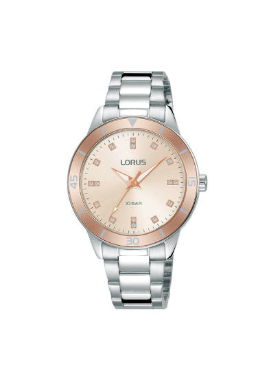 Lorus watch - LAD 3H SS ORNG RG241RX9