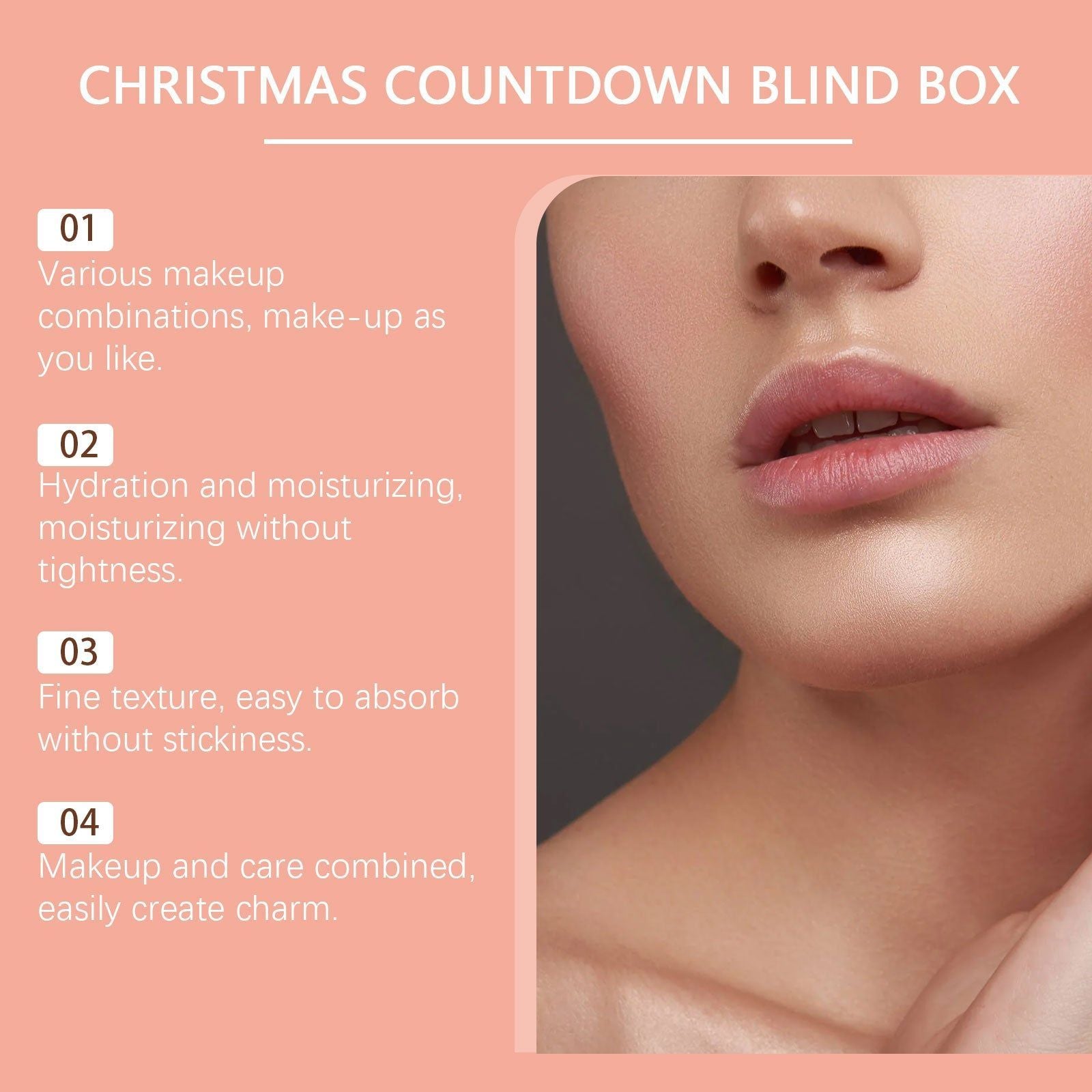 Christmas Makeup Gift Box, Hydrating Skincare, Beauty Surprises, Perfect Gift ,1 set