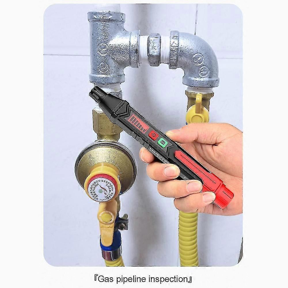 Ht60 Portable Gas Leak Detector Handheld Combustible Gas Detector With Audible And Visual