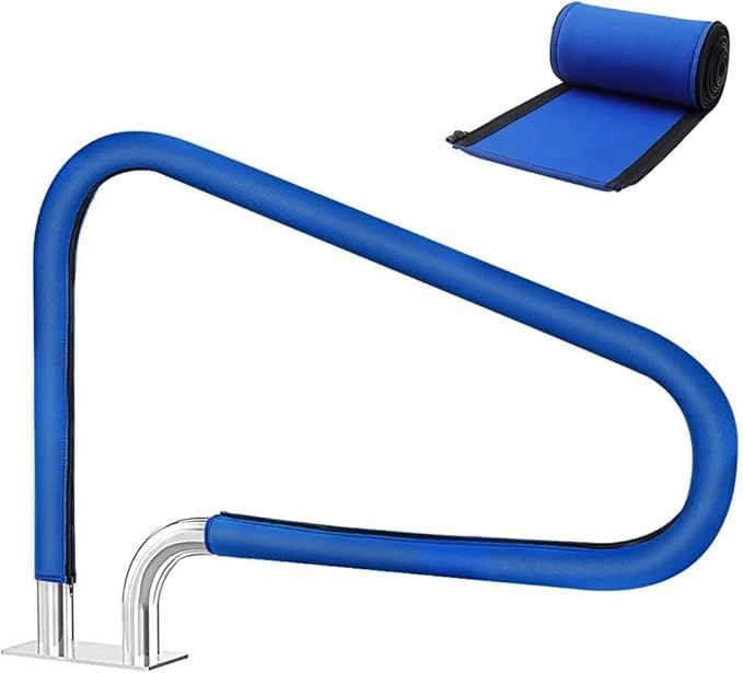 Swimming Pool Handrail Cover 180 cm Swimming Pool Rail Sleeve Handle Protection with Zip