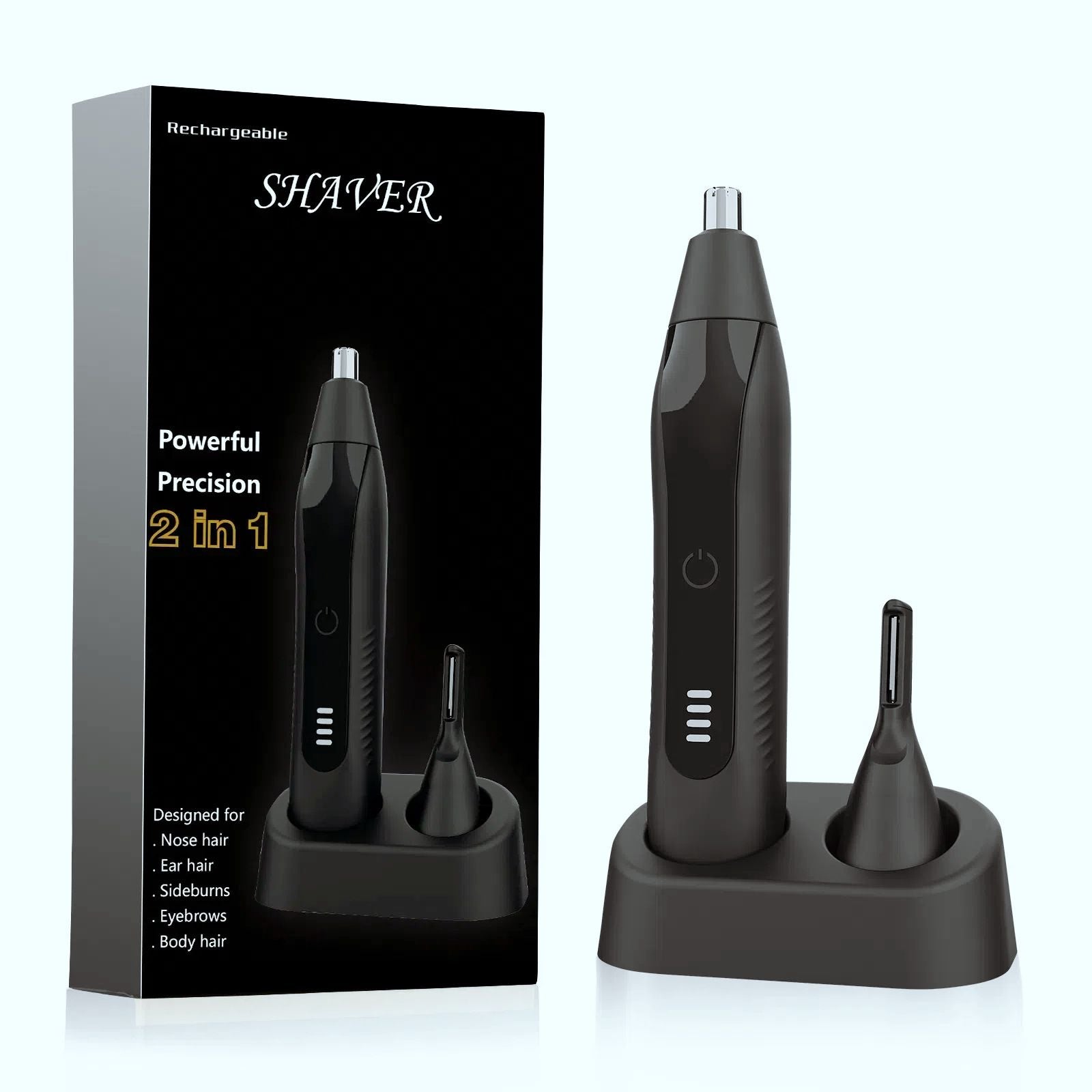 2-in-1 Nose and Eyebrow Trimmer
